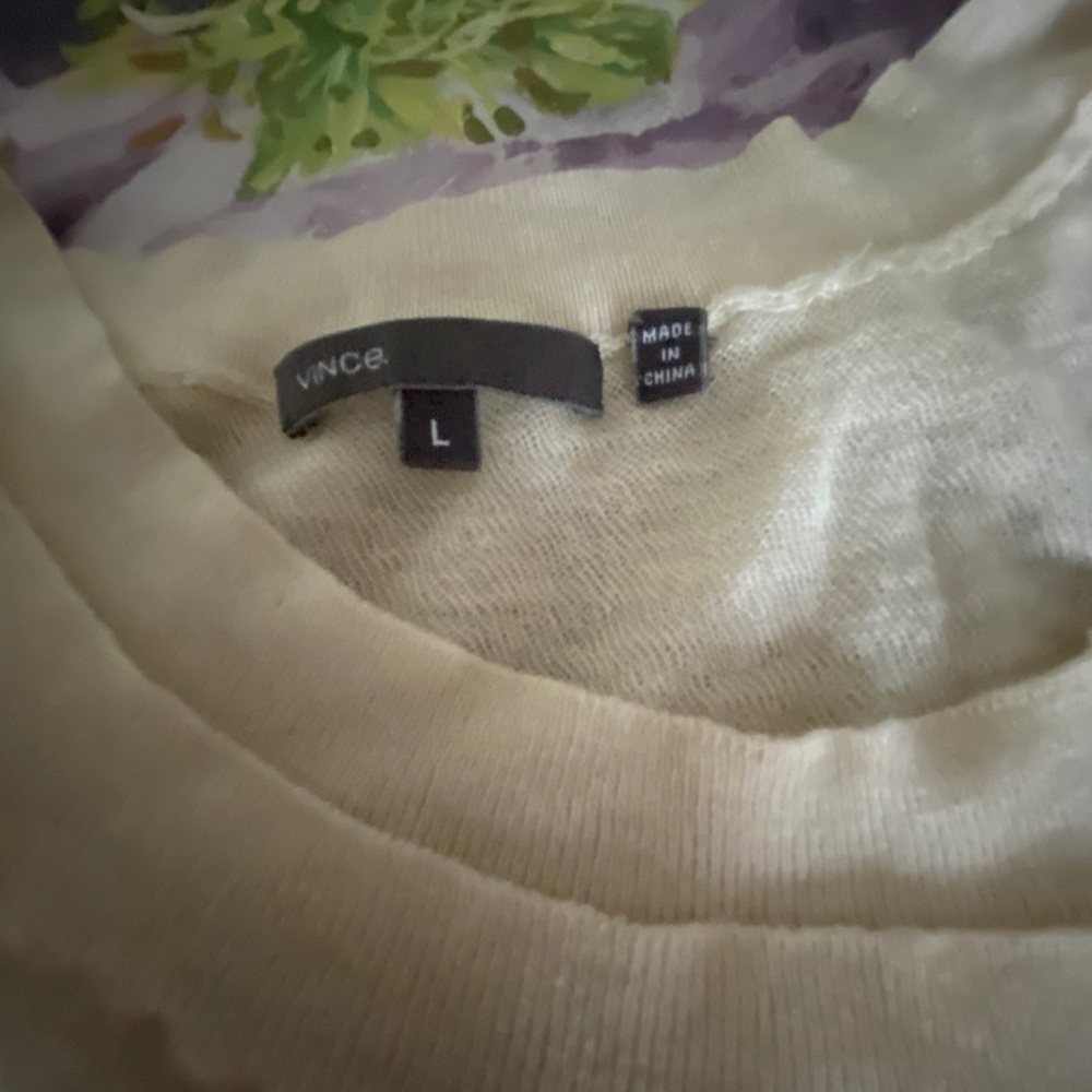 Cream Vince sweater